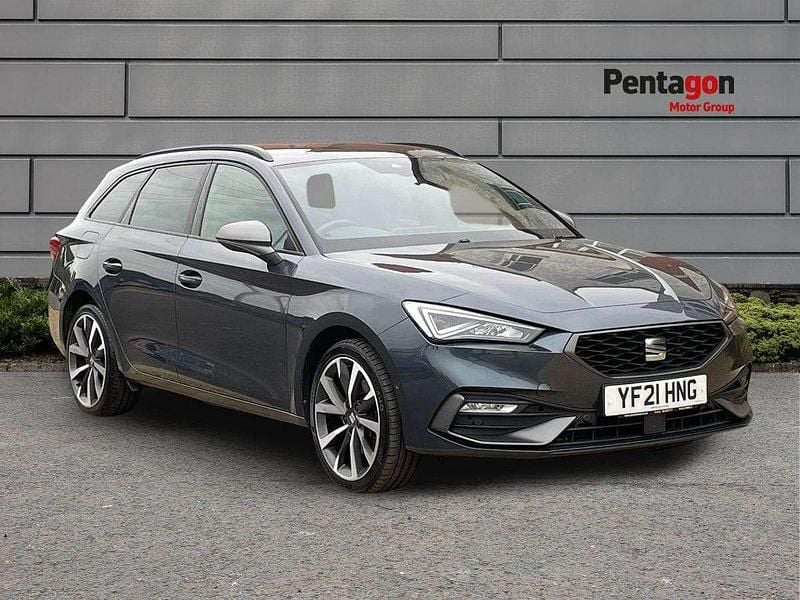 Grey Used 2021 Seat Leon FR Sport Estate | £14,444 (Fair price) - Image 1/4