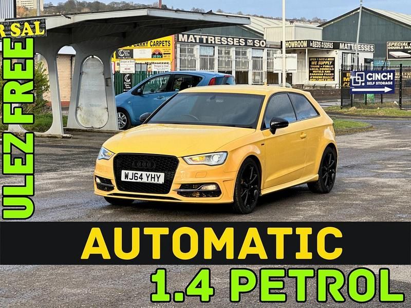 Used Audi A3 S-Line 140 HP (102 kW) 2014 Yellow Hatchback