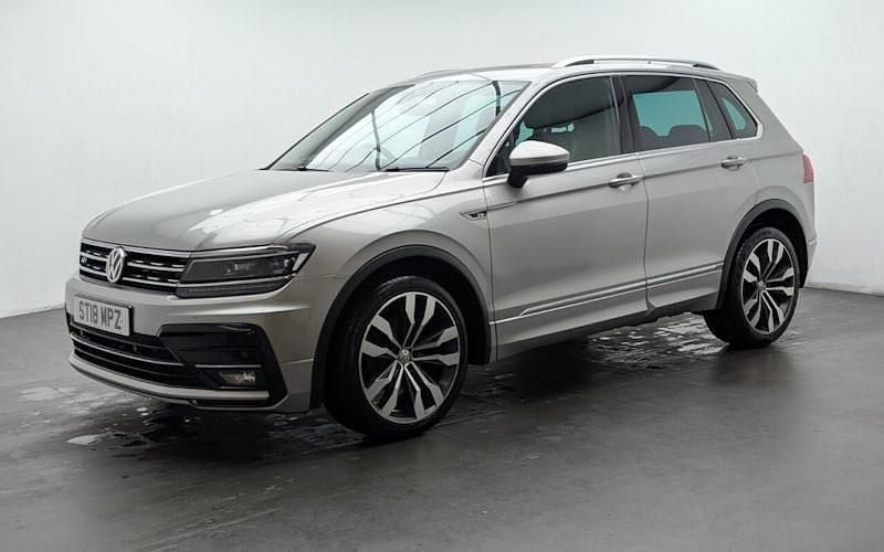 Used VW Tiguan R-line 150 HP (110 kW) 2018 Silver SUV