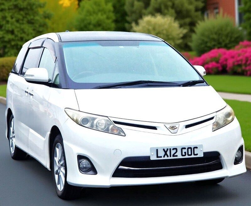 White Used 2024 Toyota Estima Play MPV | £7,990 - Image 1/4