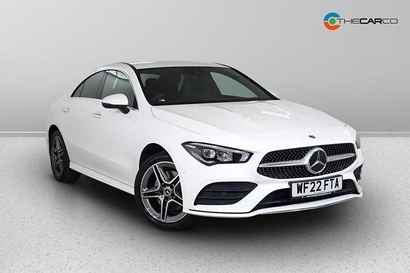 White Used 2022 Mercedes CLA250e AMG line Sedan | £23,853 (Super price) - Image 1/1