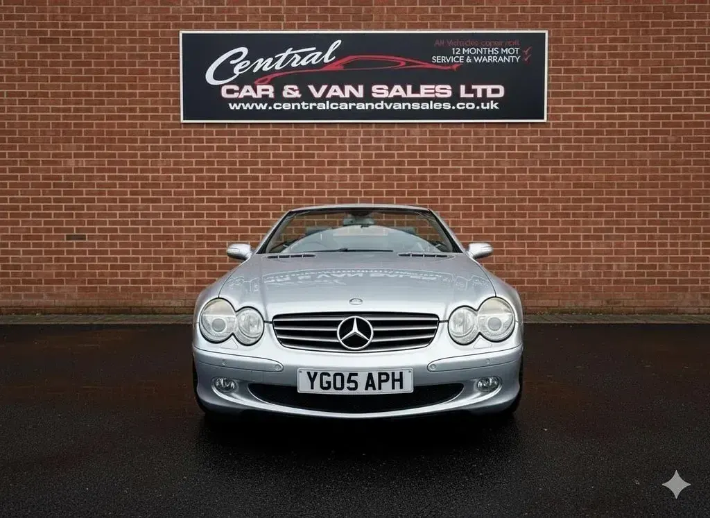 Used Mercedes SL350 245 HP (180 kW) 2005 Silver Cabriolet