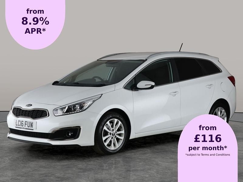 White Used 2016 Kia Ceed Sportswagon 2 Estate | £7,786 (Fair price) - Image 1/2
