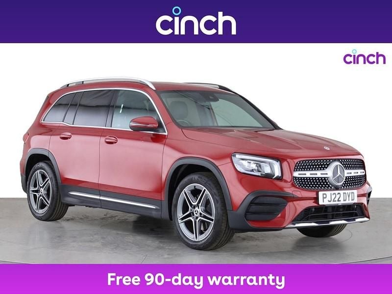 Red Used 2022 Mercedes GLB200 AMG line SUV | £24,599 (Good price) - Image 1/3