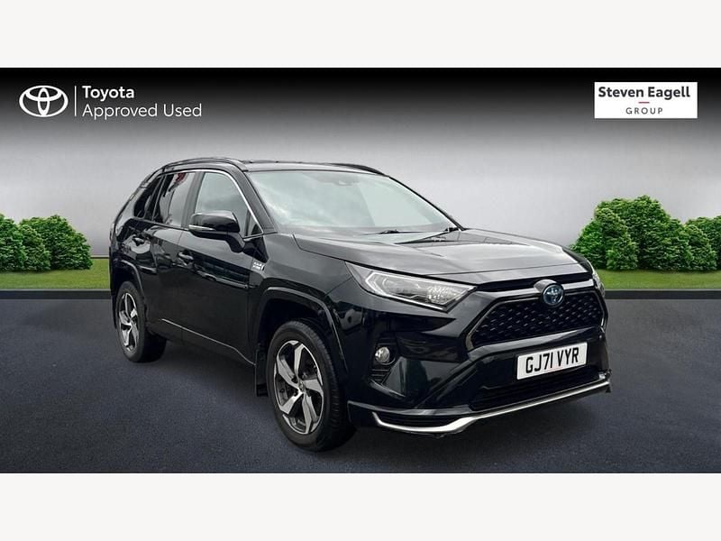 Black Used 2021 Toyota RAV4 Hybrid SUV | £27,826 (Fair price) - Image 1/3