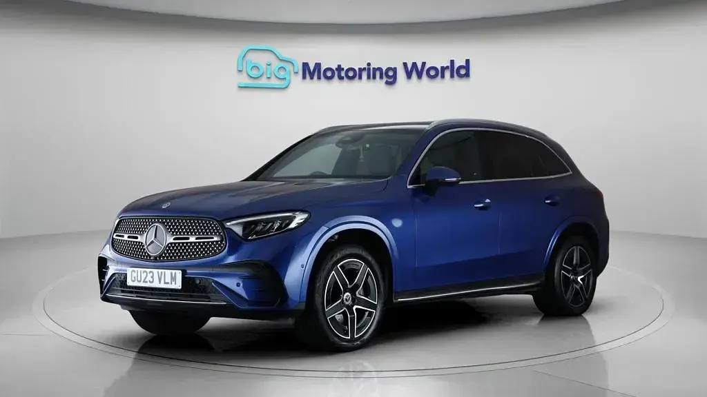 Used Mercedes GLC300e AMG line 313 HP (230 kW) 2023 Blue SUV