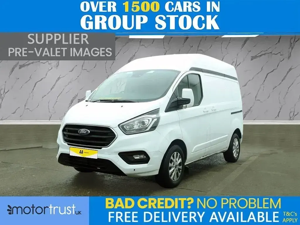 Begagnad Ford Transit Custom Limited 130 HK (95 kW) 2022 Vit Van