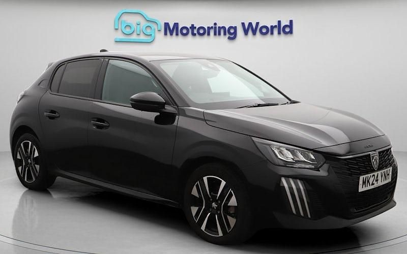 Black Used 2024 Peugeot 208 Allure Hatchback | £13,600 (Good price) - Image 1/4