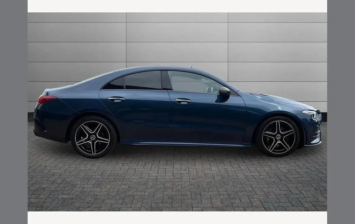 Used Mercedes CLA200 AMG Line Premium 161 HP (118 kW) 2023 Blue Coupe