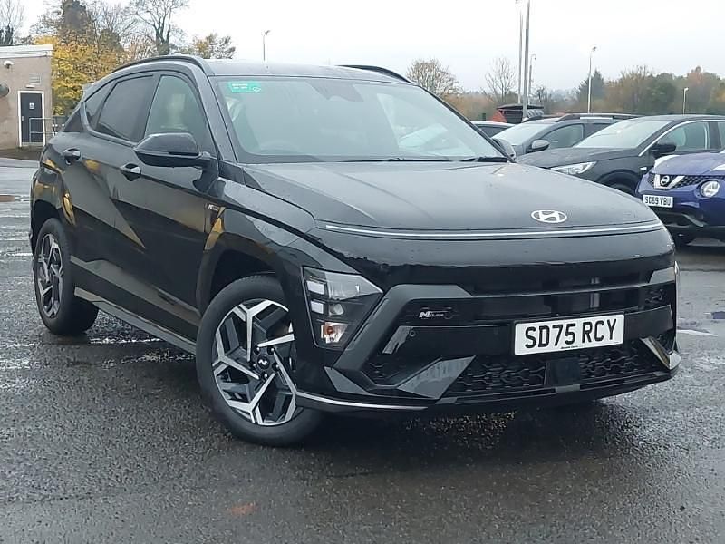Black New 2025 Hyundai Kona N Line SUV | £23,998 (Good price) - Image 1/4