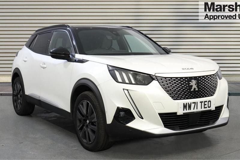 White Used 2021 Peugeot e-2008 Premium SUV | £14,341 (Fair price) - Image 1/4