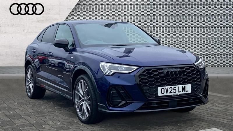 Used Audi Q3 Black Edition 150 HP (110 kW) 2025 Blue SUV