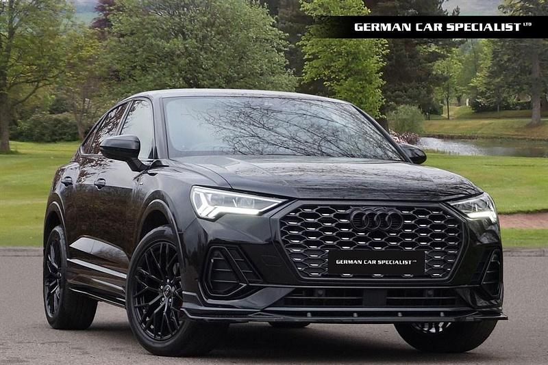 Mythos black Used 2021 Audi Q3 Sportback S-Line SUV | £27,990 - Image 1/4