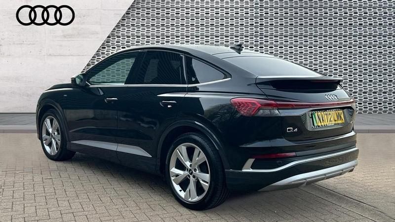 Used Audi Q4 e-tron S-Line 150 kW (204 HP) 2022 Black SUV