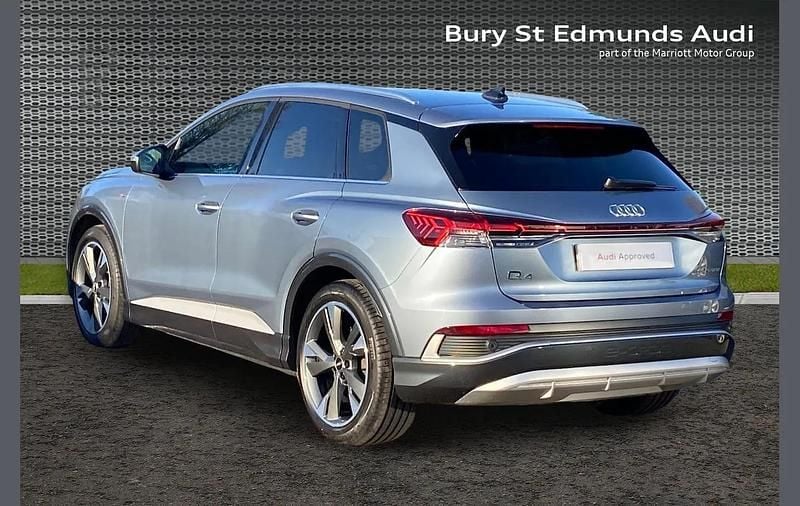 Used Audi Q4 e-tron S-Line 150 kW (204 HP) 2022 Blue SUV