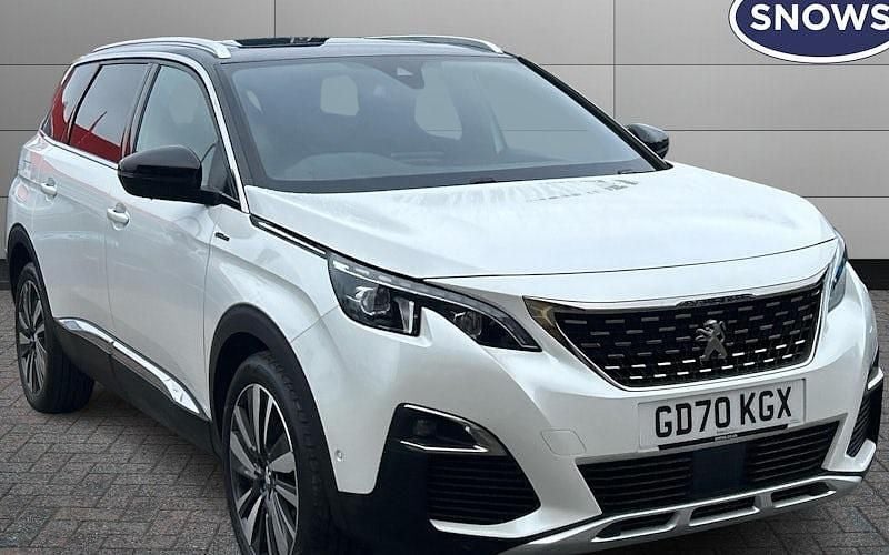White Used 2020 Peugeot 5008 Premium MPV | £17,019 (Fair price) - Image 1/4