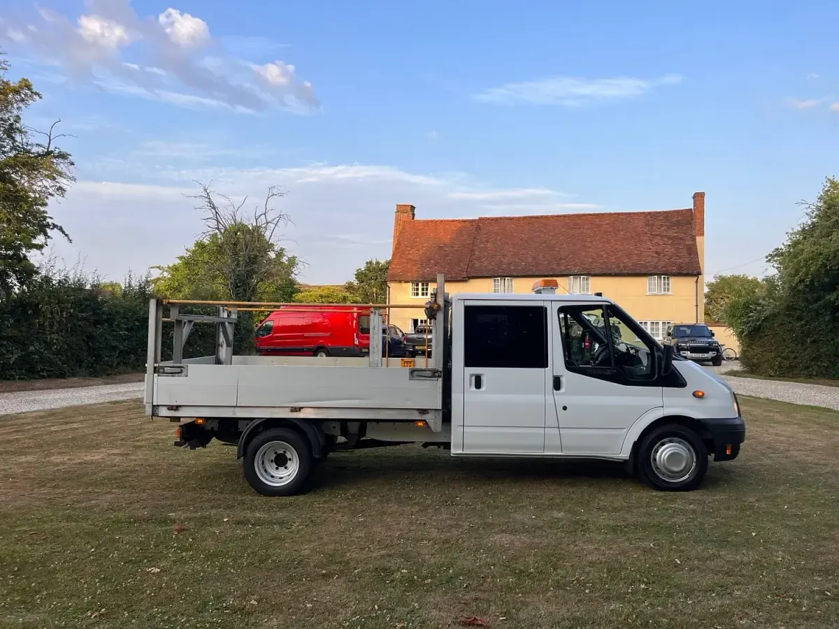 Used Ford Transit 100 HP (73 kW) 2012 White Cabriolet
