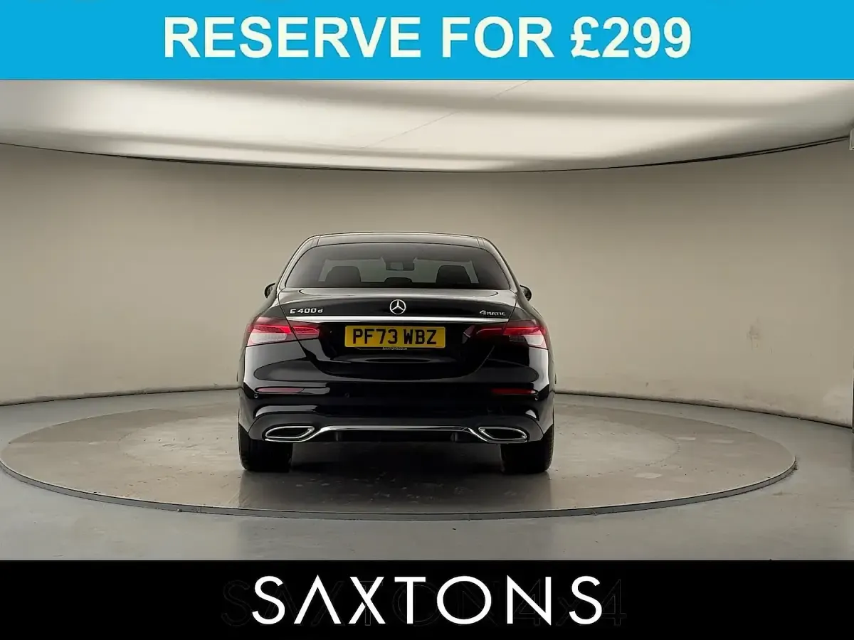 Used Mercedes E400 AMG line 340 HP (250 kW) 2023 Obsidian black Sedan