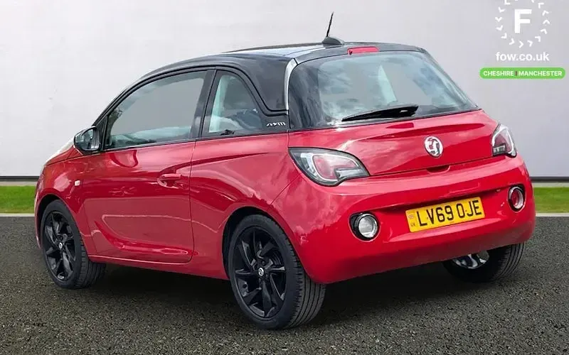 Used Vauxhall Adam 69 HP (50 kW) 2019 Red Hatchback