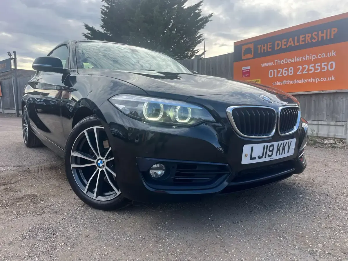 Used BMW 218 Sport Line 2019 Black Coupe