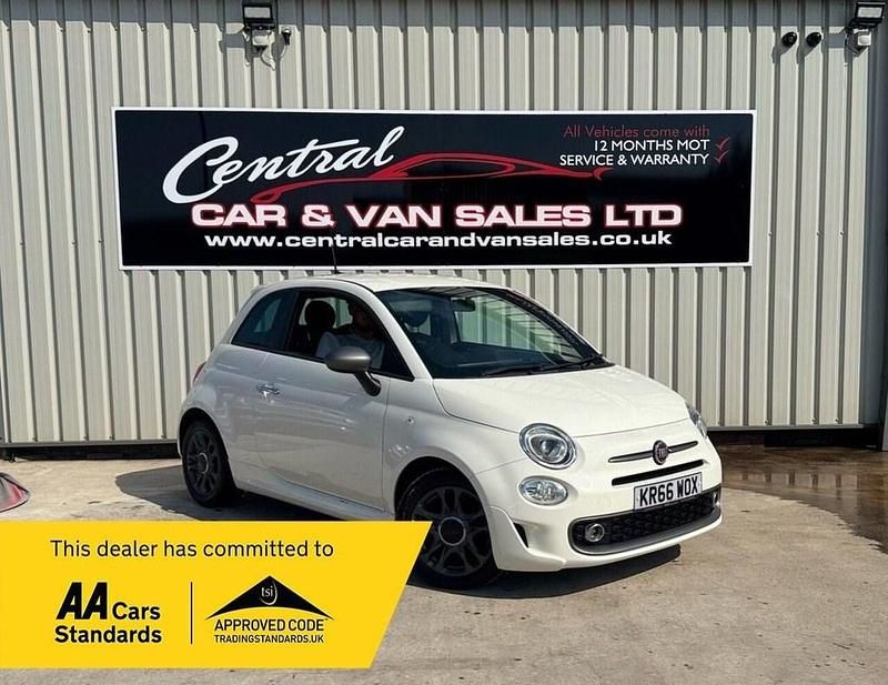 White Used 2016 Fiat 500 S Hatchback | £8,290 (A bit pricey) - Image 1/4