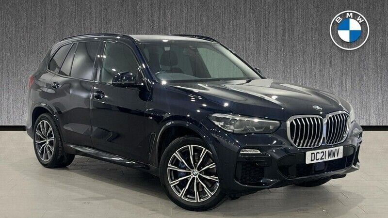 Black Used 2021 BMW X5 M Sport SUV | £35,999 (Good price) - Image 1/4