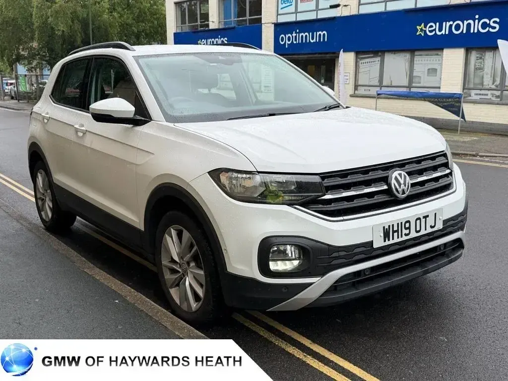 Used VW T-Cross SE 95 HP (69 kW) 2019 White SUV