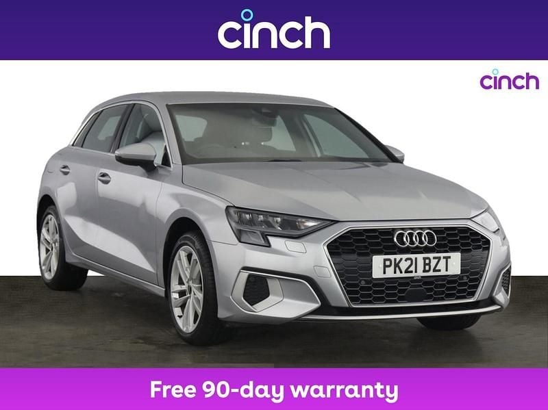 Silver Used 2021 Audi A3 e-tron Sport Hatchback | £19,749 (Fair price) - Image 1/3