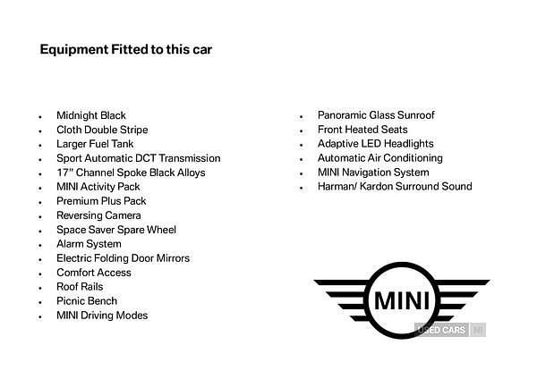 Black Used 2022 Mini Cooper S Countryman Classic SUV | £22,995 (Fair price) - Image 1/1