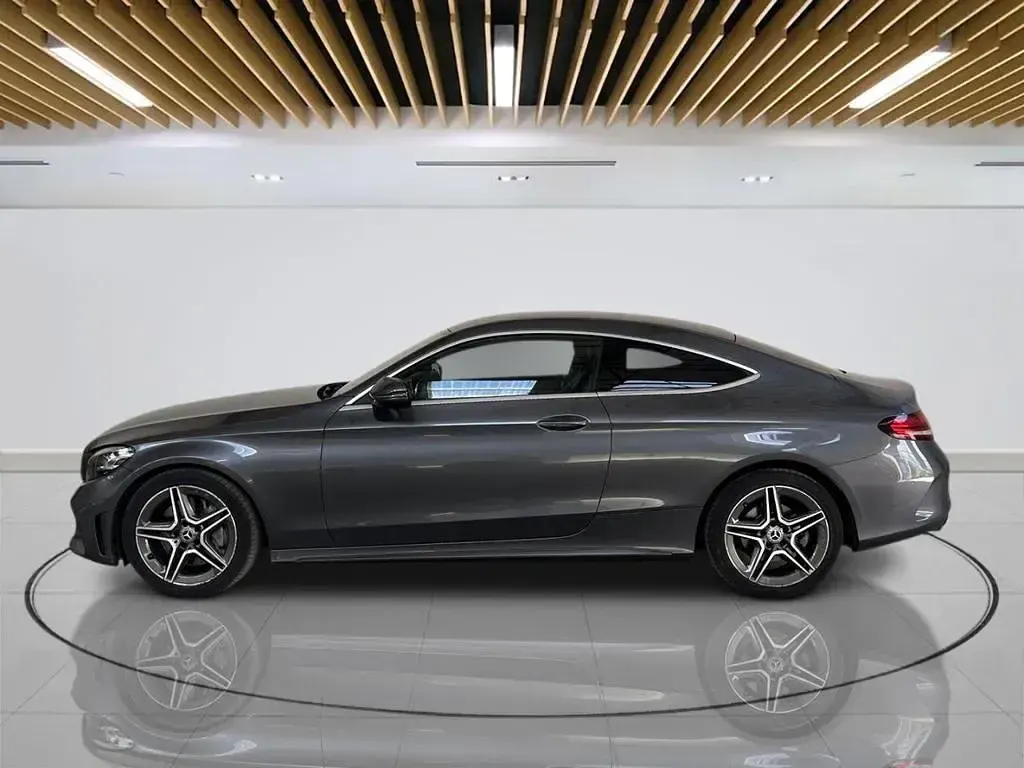 Used Mercedes C300 AMG line 245 HP (180 kW) 2019 Grey Coupe