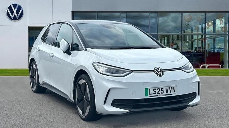 Glacier white metallic black New 2025 VW ID.3 Pro Hatchback | £28,258 - Image 1/4