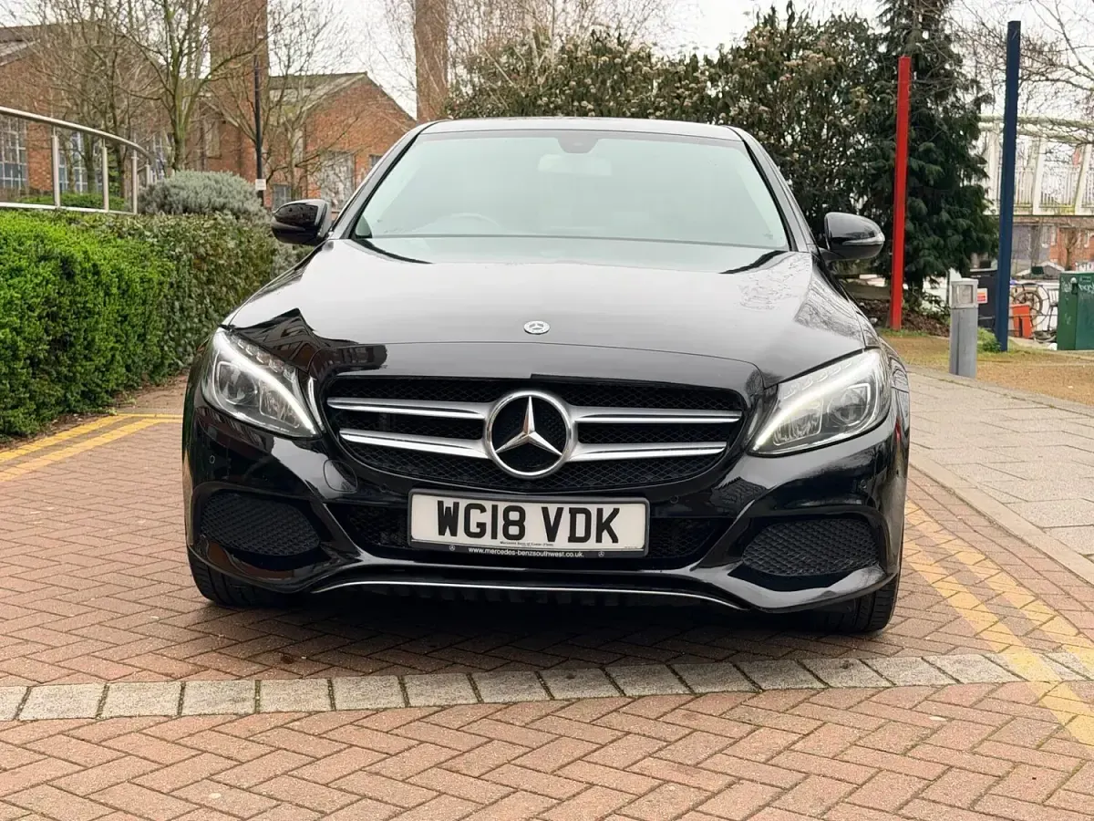 Used Mercedes C350e 2018 Black Sedan