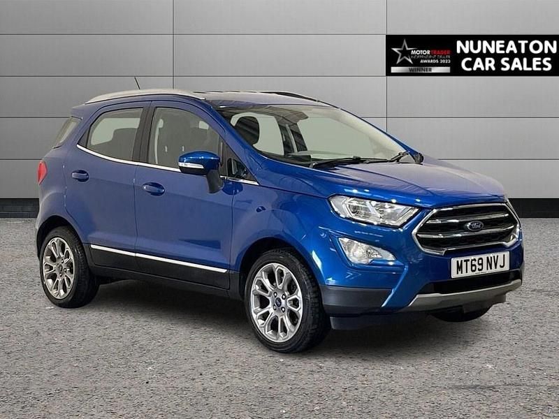 Blue Used 2019 Ford Ecosport Titanium SUV | £9,300 (Good price) - Image 1/4