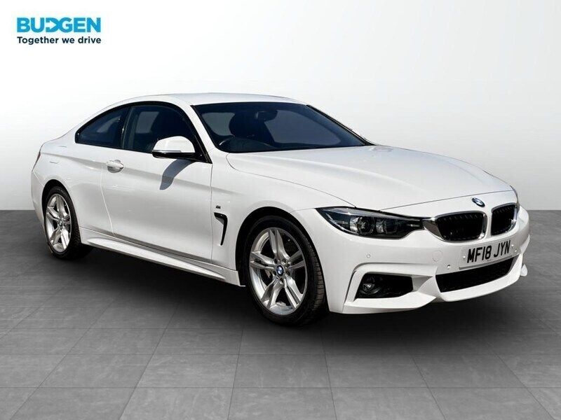 White Used 2018 BMW 420 M Sport Coupe | £16,590 (Fair price) - Image 1/4