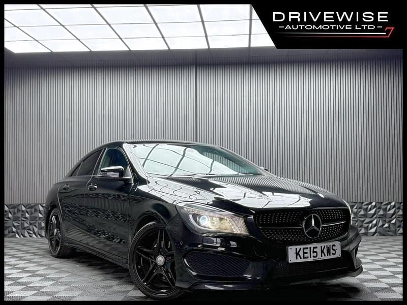 Black Used 2015 Mercedes CLA200 AMG Sedan | £9,950 (Fair price) - Image 1/3