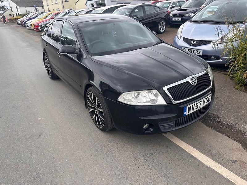 Black Used 2007 Skoda Octavia vRS Hatchback | £1,995 (Fair price) - Image 1/4