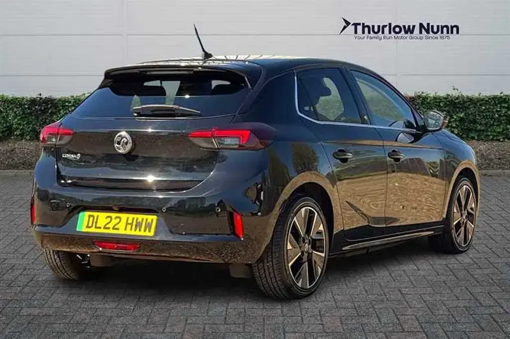 Used Vauxhall Corsa-e Elite 100 kW (136 HP) 2021 Black Hatchback