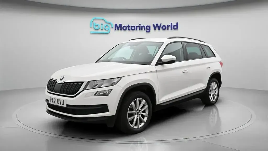 Used Skoda Kodiaq SE 150 HP (110 kW) 2021 White SUV