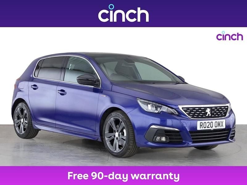 Blue Used 2020 Peugeot 308 GT-line Hatchback | £9,199 (Fair price) - Image 1/3