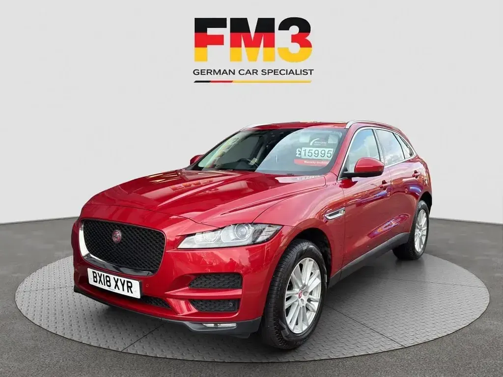 Used Jaguar F-Pace Portfolio 180 HP (132 kW) 2018 Red SUV