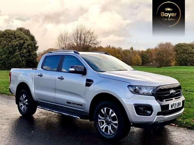 Silver Used 2021 Ford Ranger Wildtrack Pickup | £16,285 (Super price) - Image 1/4
