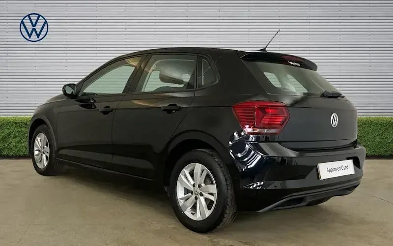 Used VW Polo Edition 95 HP (69 kW) 2019 Black Hatchback
