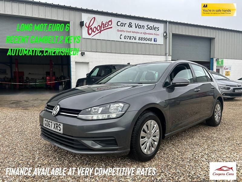 Used VW Golf VII S 125 HP (91 kW) 2018 Grey Hatchback