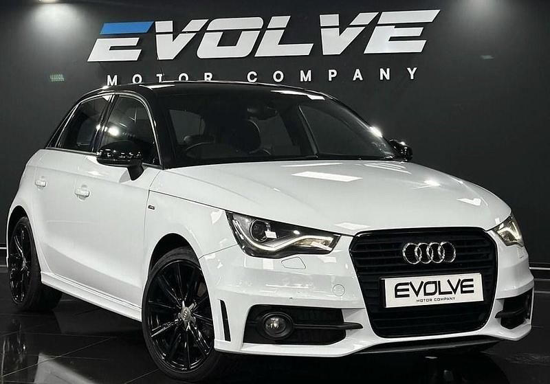 Used Audi A1 Sportback S-Line 105 HP (77 kW) 2014 White Hatchback