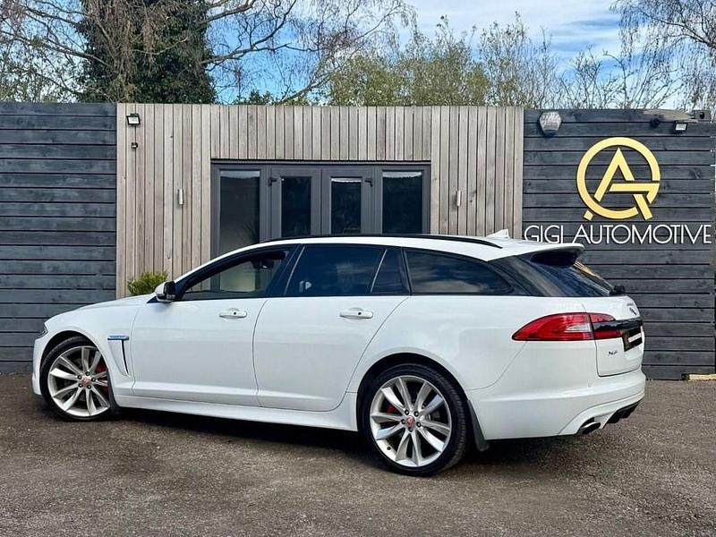 Used Jaguar XF Sportbrake Portfolio 275 HP (202 kW) 2013 White Estate