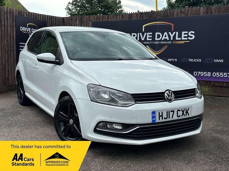 White Used 2017 VW Polo Edition Hatchback | £5,999 (A bit pricey) - Image 1/4