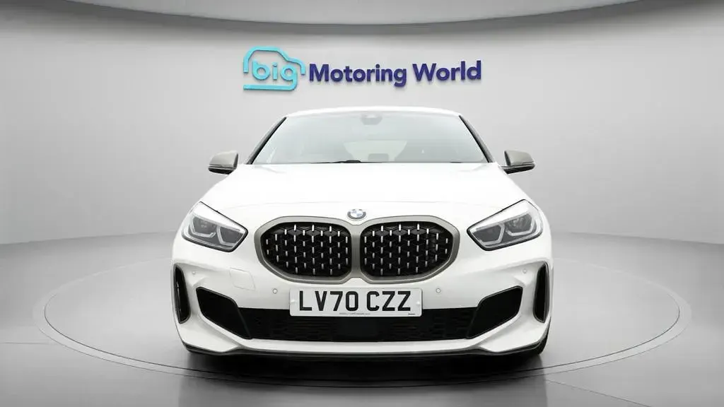 Used BMW M135 306 HP (225 kW) 2021 White Hatchback