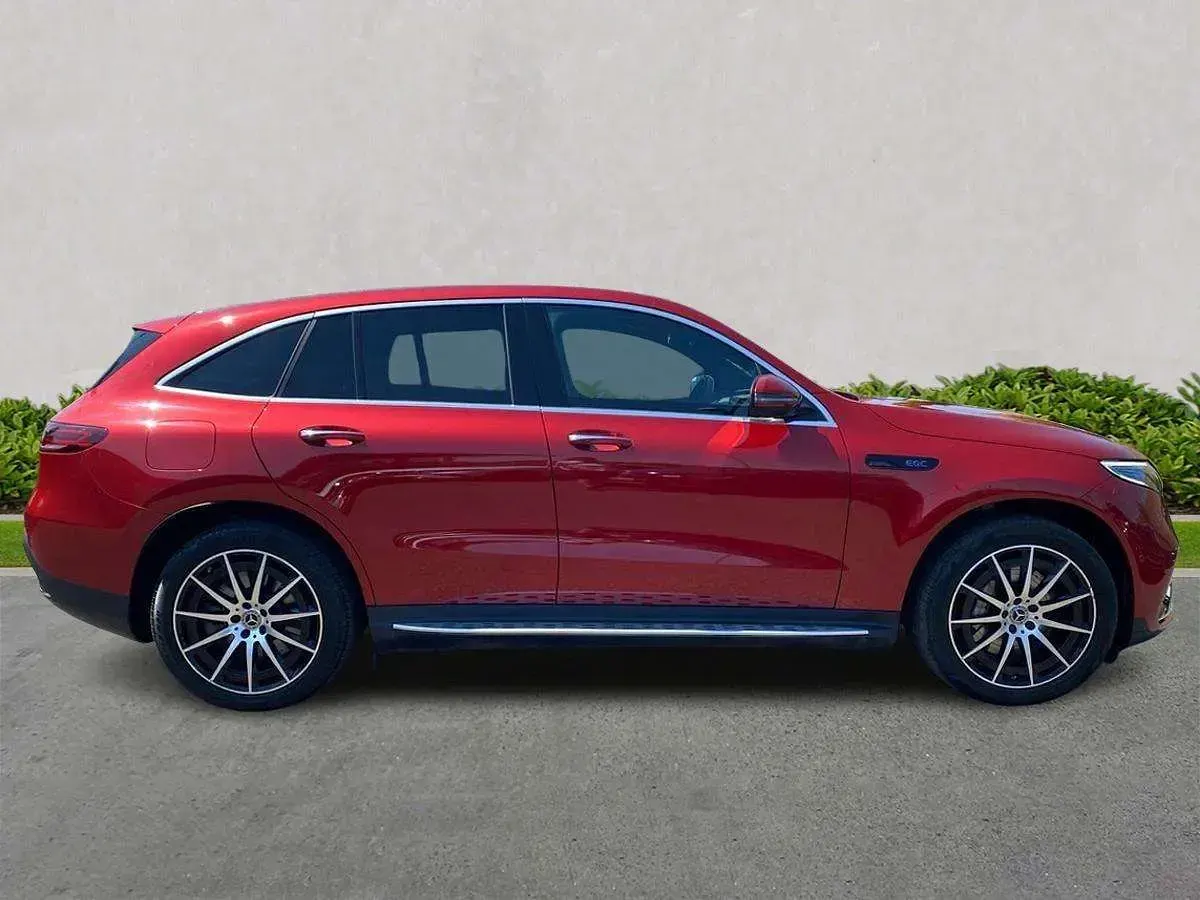 Used Mercedes EQC400 AMG line 300 kW (408 HP) 2023 Red SUV