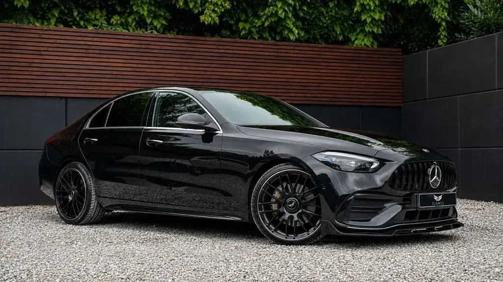 Used Mercedes C220 AMG line 2023 Black Sedan