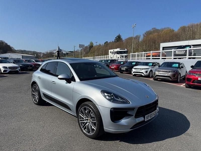 Silver Used 2019 Porsche Macan Turbo SUV | £44,999 (Good price) - Image 1/3